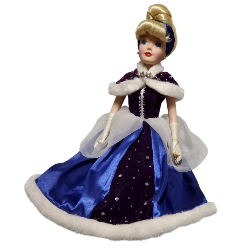 Disney Princess Cinderella Porcelain Brass Key Royal 2003 Keepsake Holiday Ed.16 - Picture 15 of 16